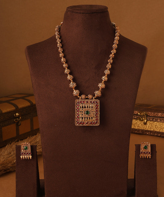 Eternal Grace Gold Plated Necklace Set