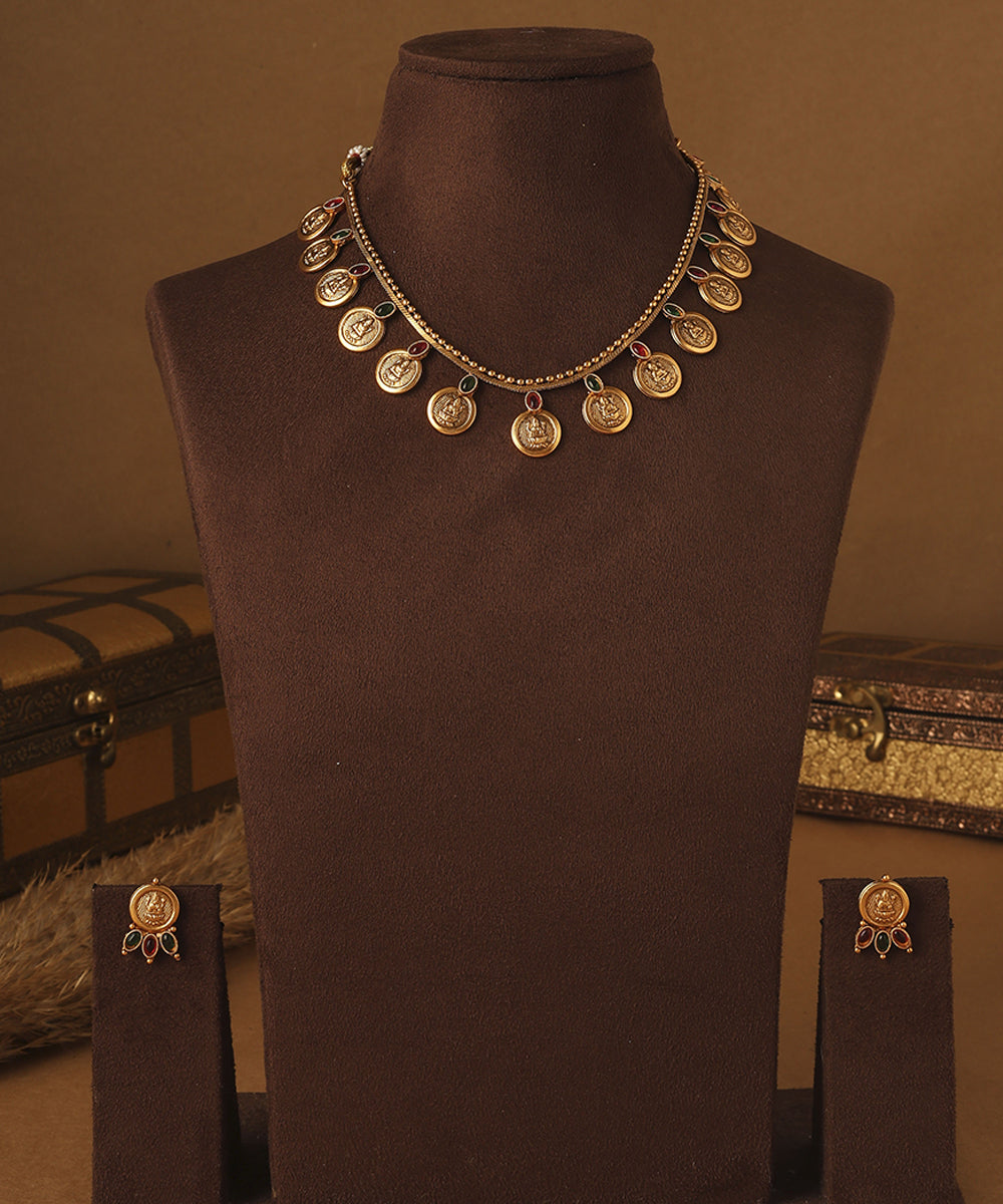 Goddess Blessings Coin Necklace Set