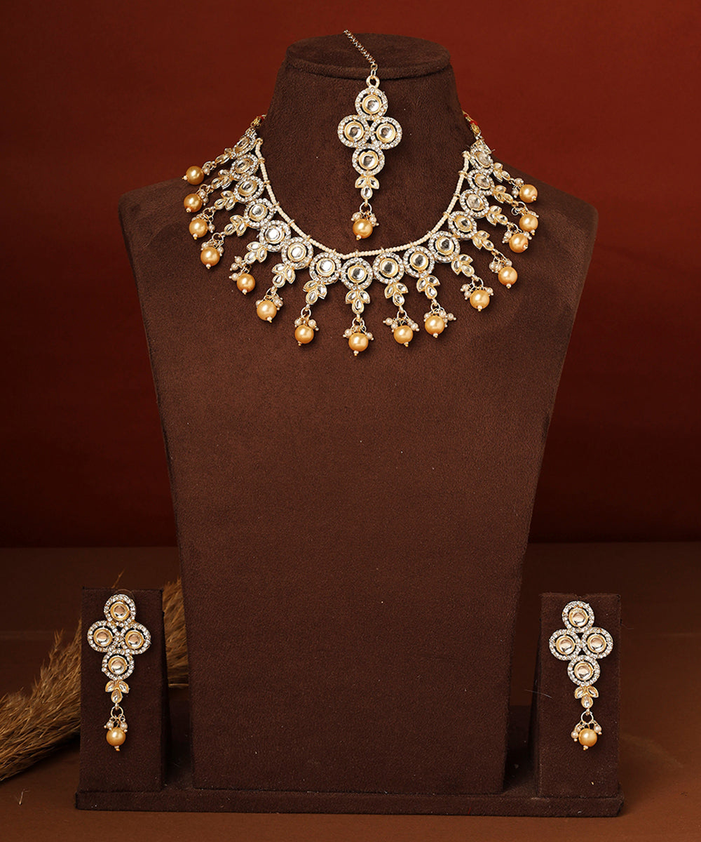 Kundan Choker Necklace Set