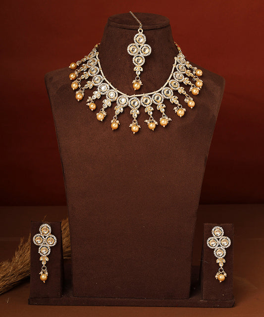 Kundan Choker Necklace Set