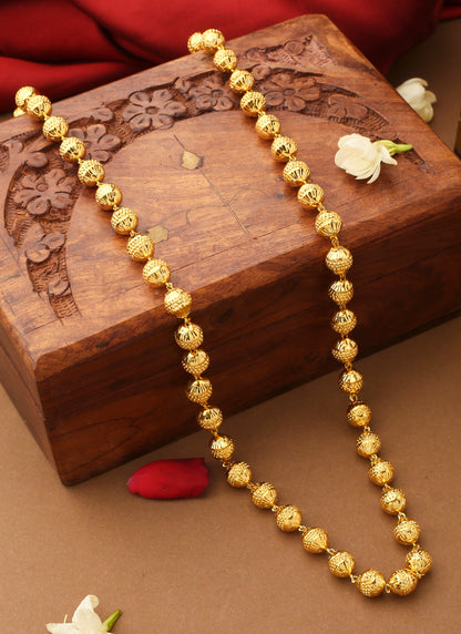 Gold Beaded Necklace