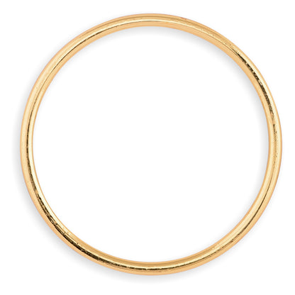 Plain Gold Plated Bangles Set Of 2