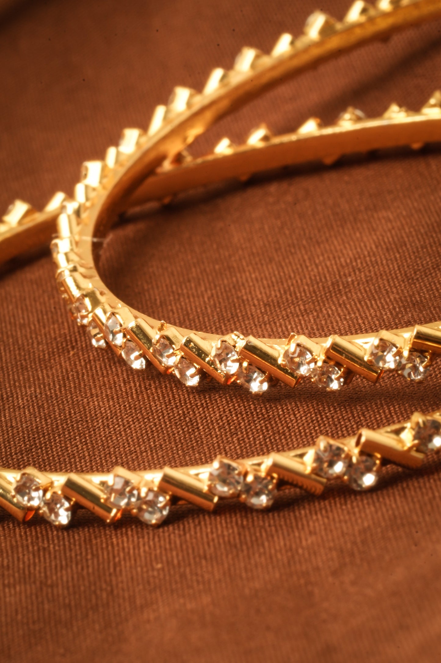 Diamond Radiance Duo: Set of 2 Bangles and Bracelets