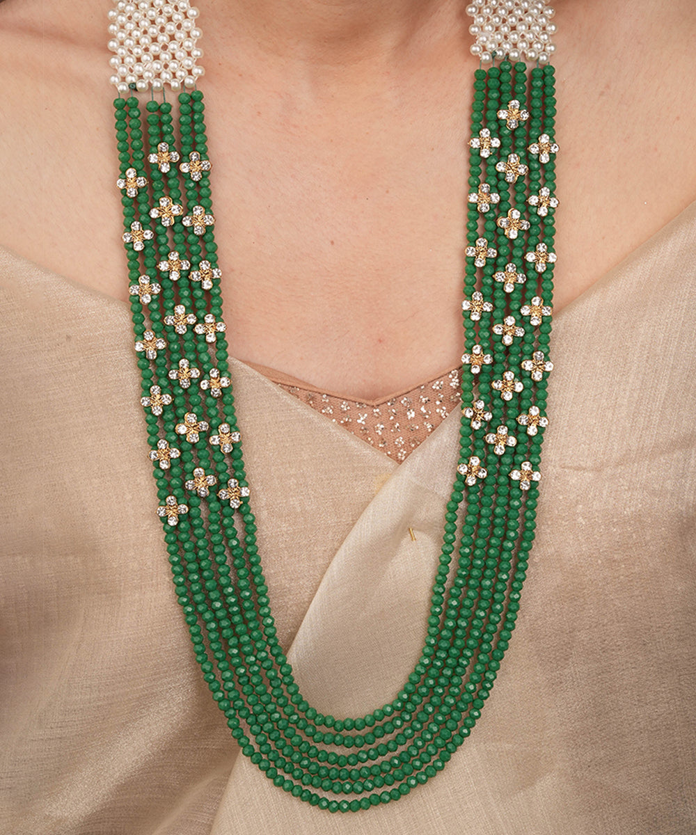 Green Alloy Necklace