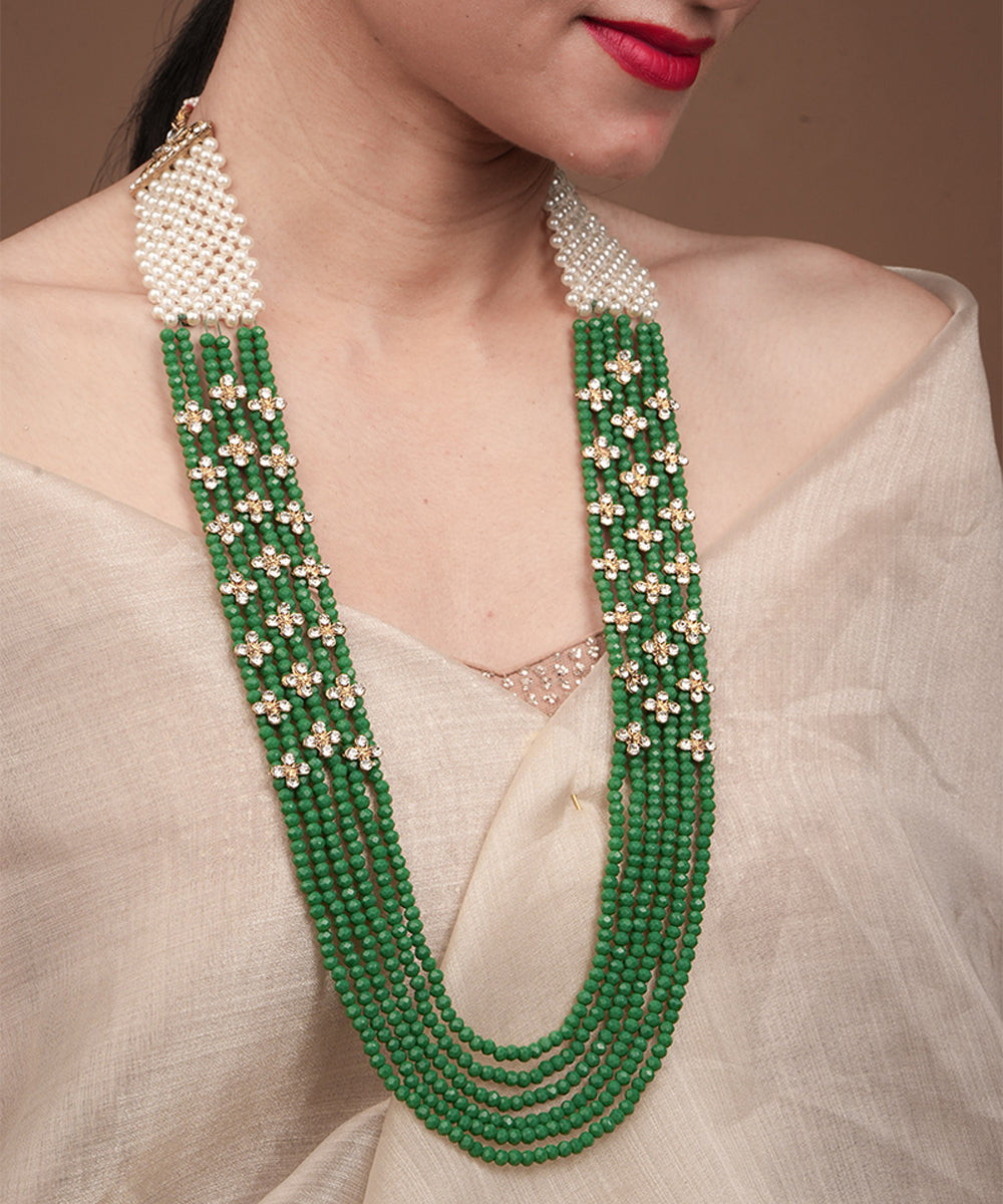 Green Alloy Necklace
