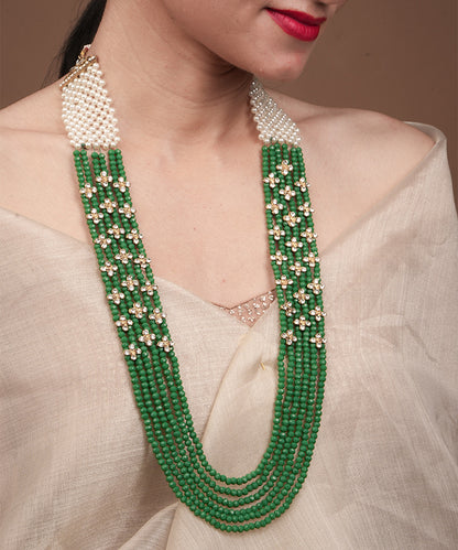 Green Alloy Necklace