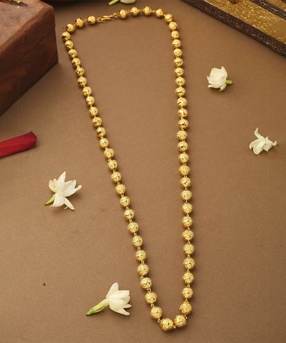 Gold Beaded Necklace