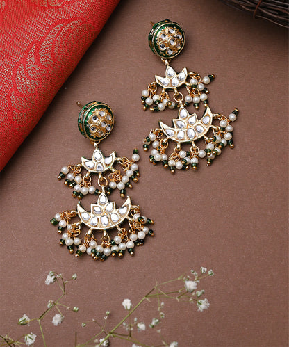 Multicolour Beaded Necklace Set with Long Earrings