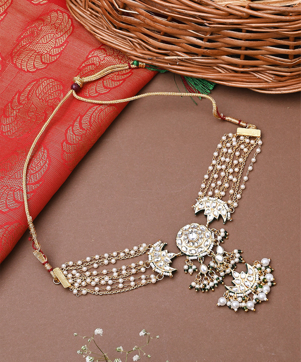 Multicolour Necklace Set with Matching Earrings