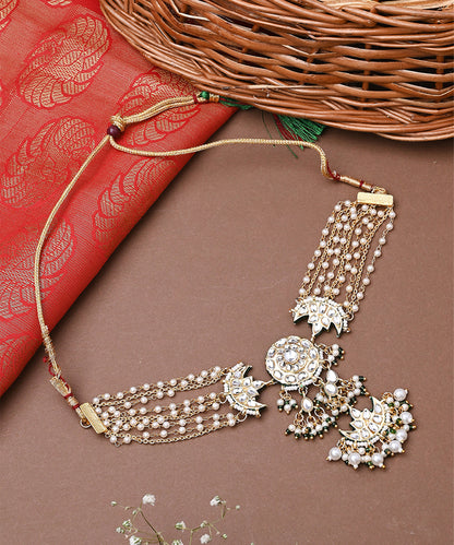 Multicolour Necklace Set with Matching Earrings