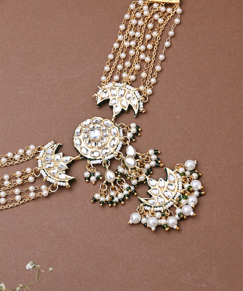 Multicolour Necklace Set with Matching Earrings