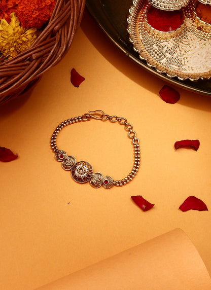 Gold Plated Rakhi Bracelet