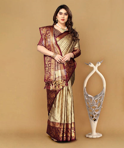 Saree Jacquard Cotton Silk