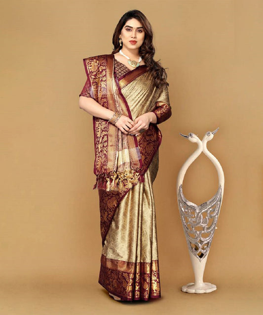 Saree Jacquard Cotton Silk
