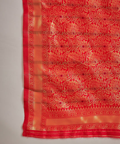 Purple Bandhej Art Silk Saree with Zari Motifs and Borders