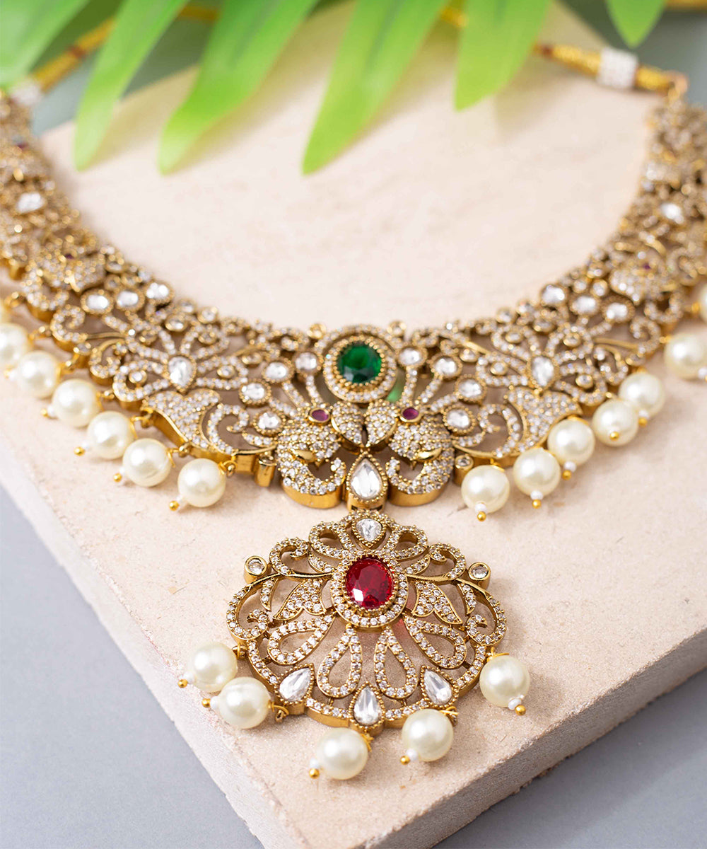 Necklace Kundan Pearl Bridal