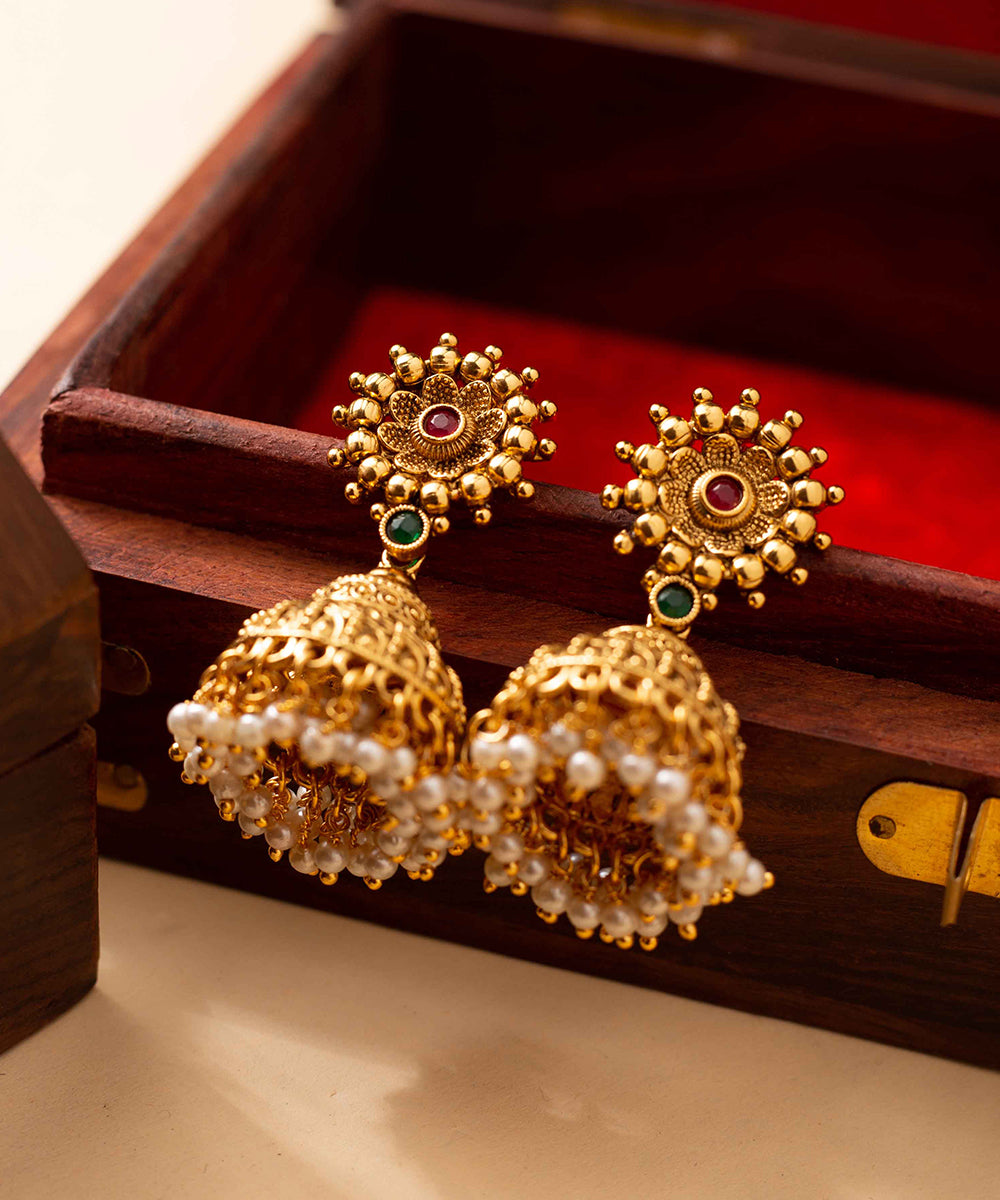 Necklace Gold Multi-Stone Set