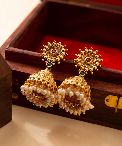 Necklace Gold Multi-Stone Set