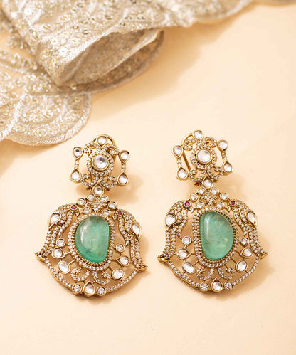 Necklace American Diamond Emerald