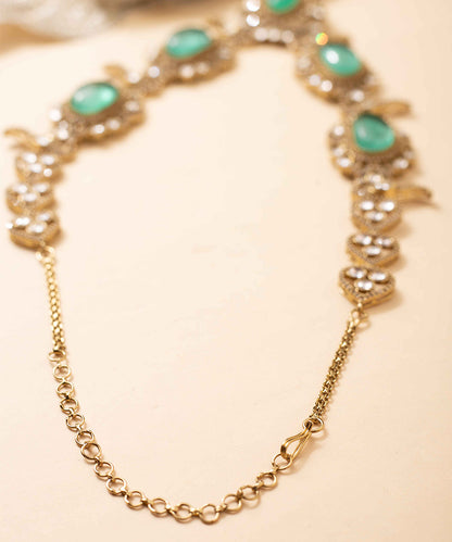 Necklace American Diamond Emerald