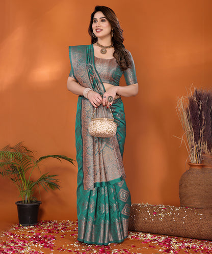 Saree Woven Ikkat Art Silk