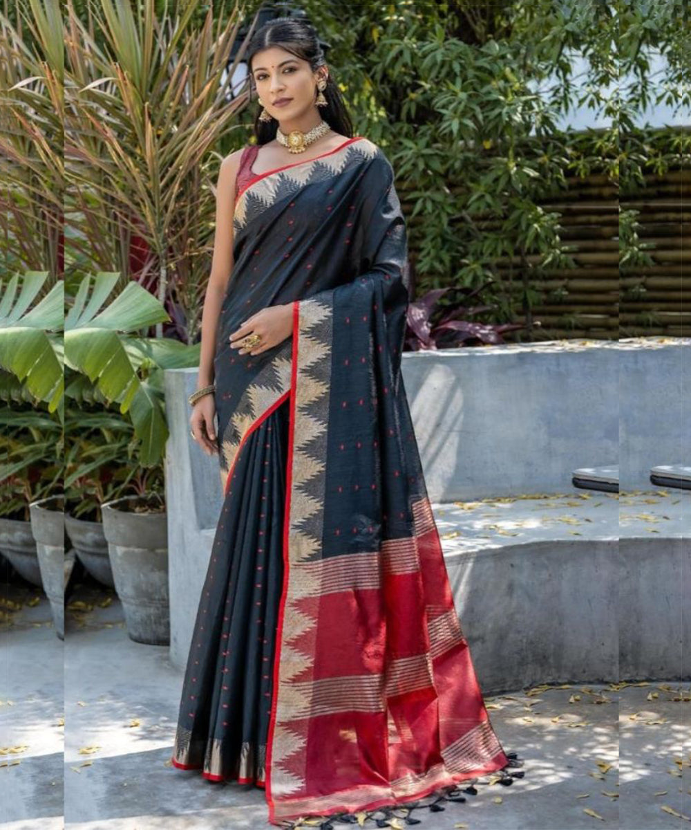 Saree Midnight Charm Woven
