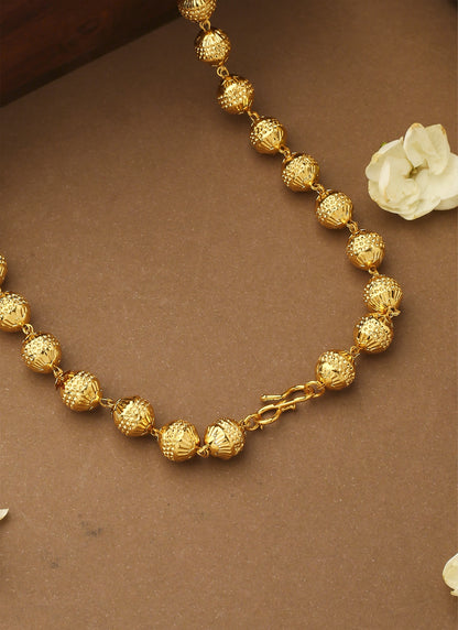 Gold Beaded Necklace