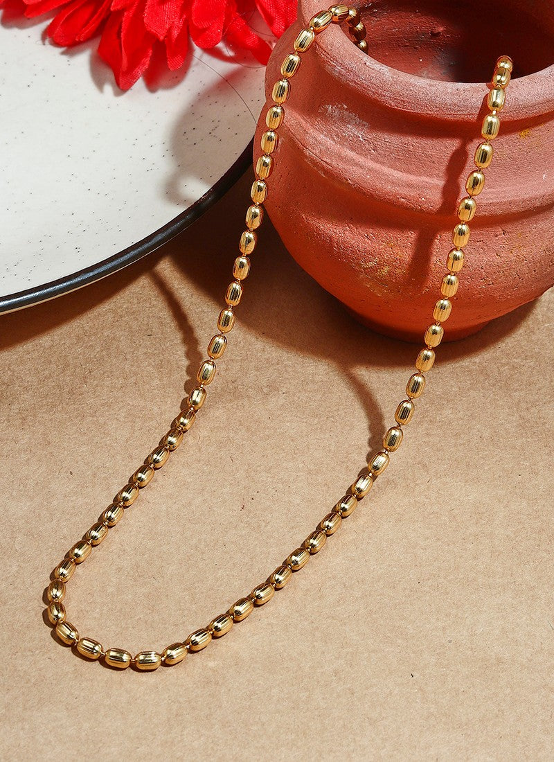 Golden Bead Necklace