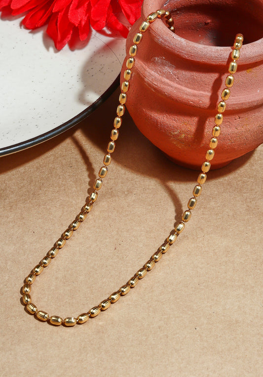Golden Bead Necklace