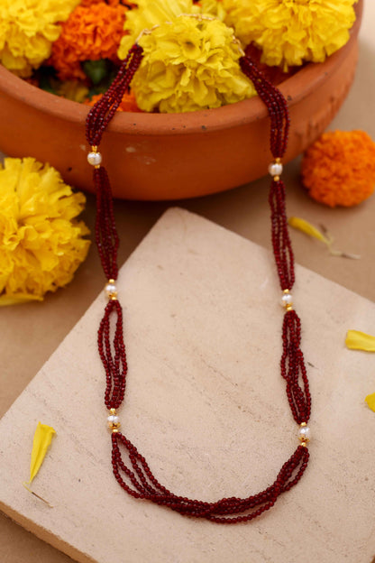 Red Kundan Necklace