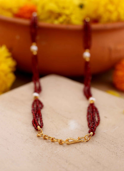 Red Kundan Necklace