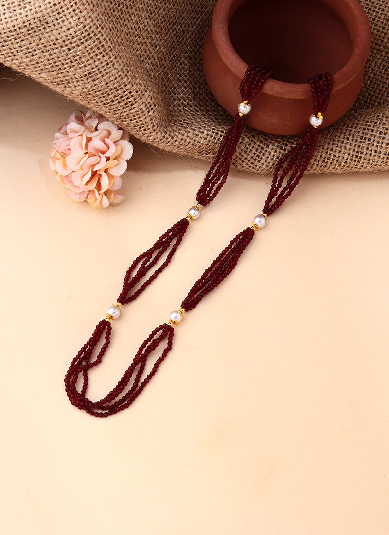 Red Kundan Necklace