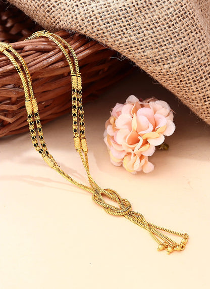 Gold Plated Dual Layered Necklace