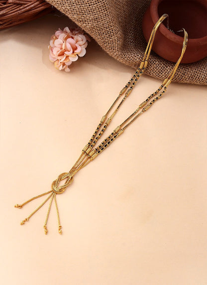 Gold Plated Dual Layered Necklace