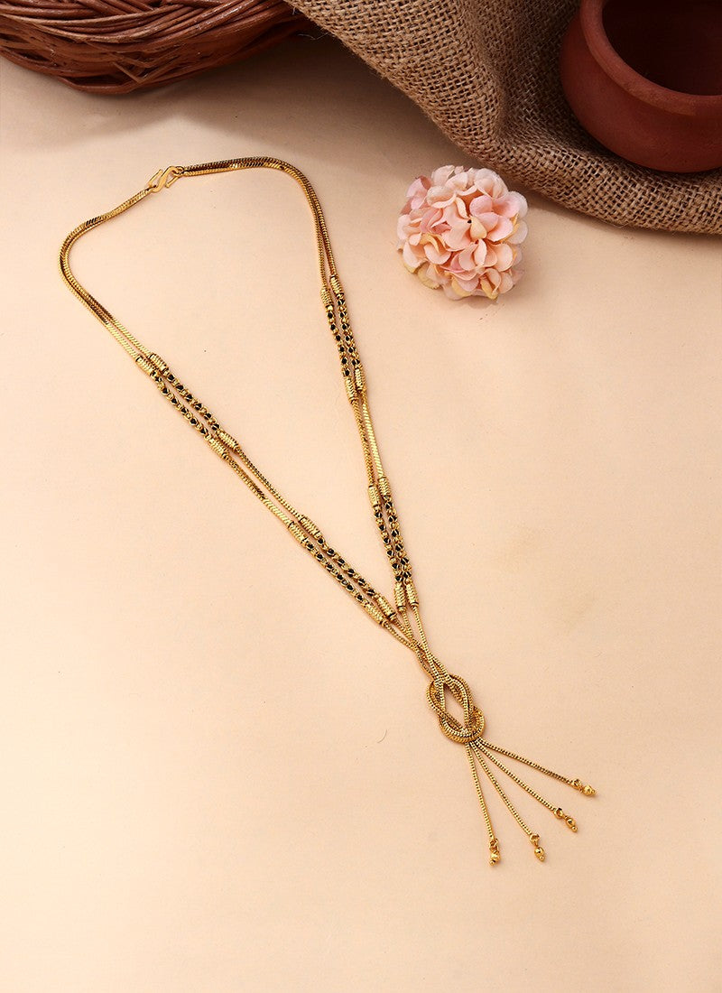 Gold Plated Dual Layered Necklace