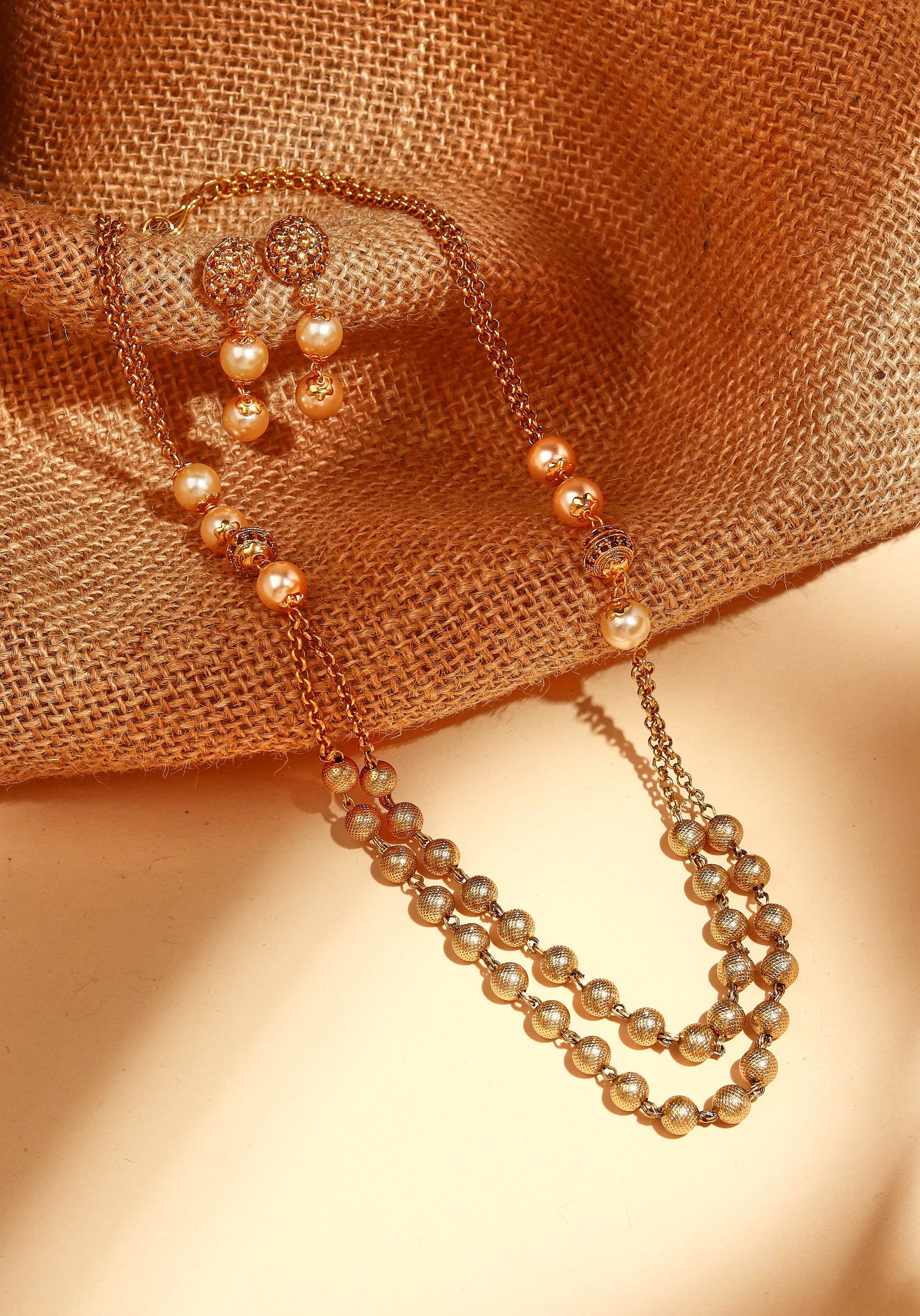 Golden Necklace Set