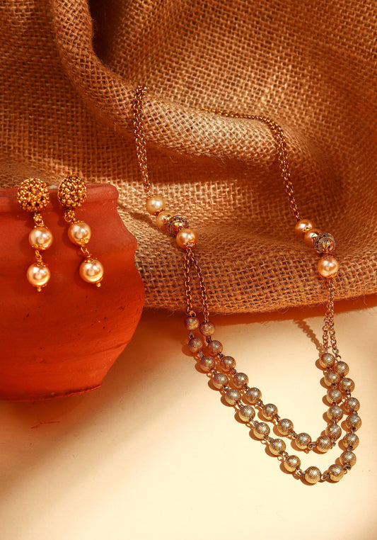 Golden Necklace Set