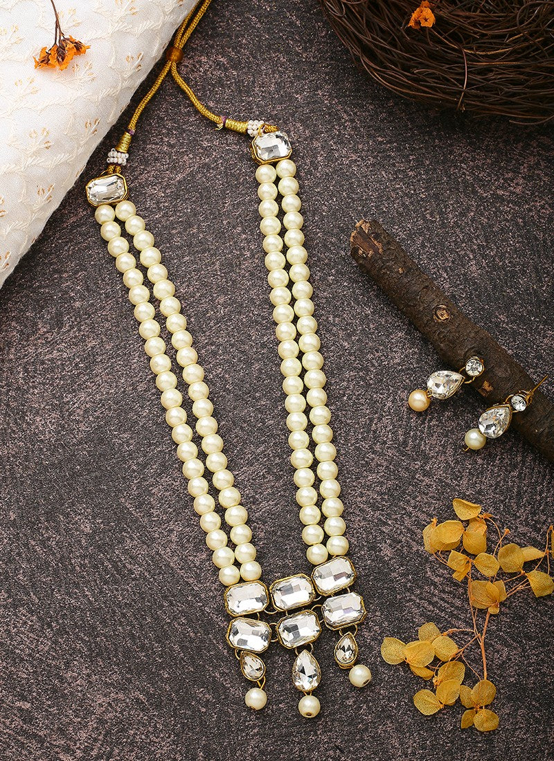 2 Layered Necklace Set