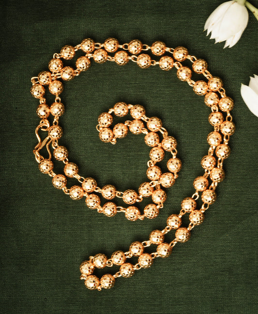 Simple Gold-Plated Festival Necklace