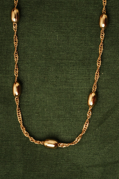 Simple Gold-Plated Necklace