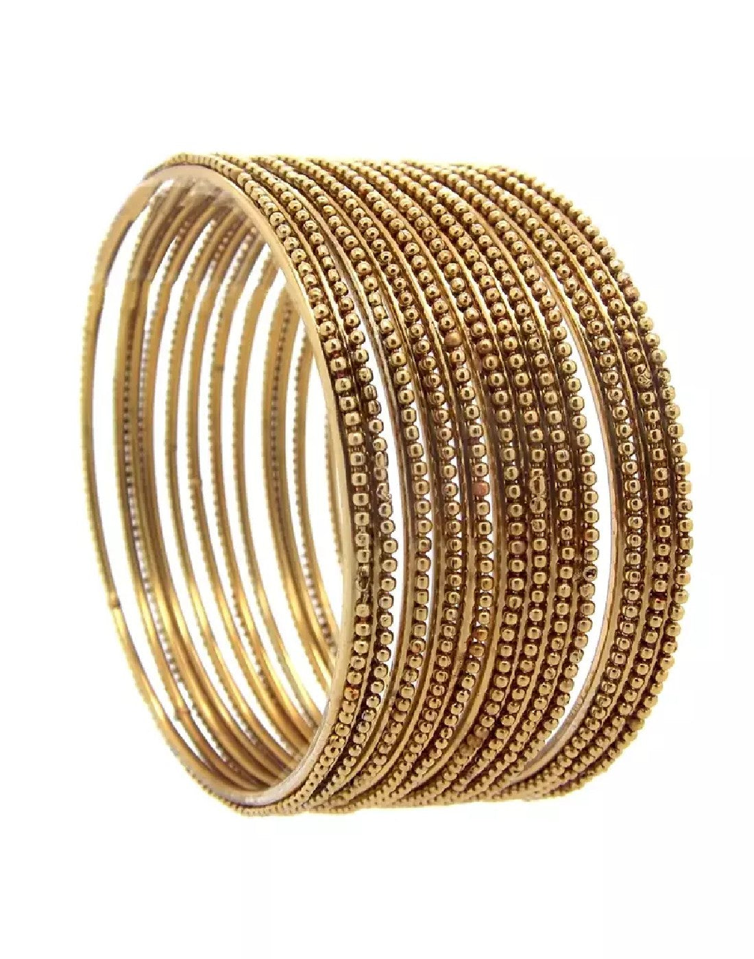 Gold Plated Bangle Set of 12