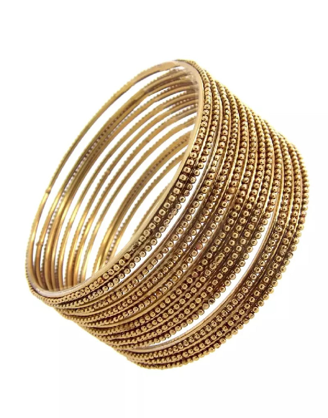 Gold Plated Bangle Set of 12