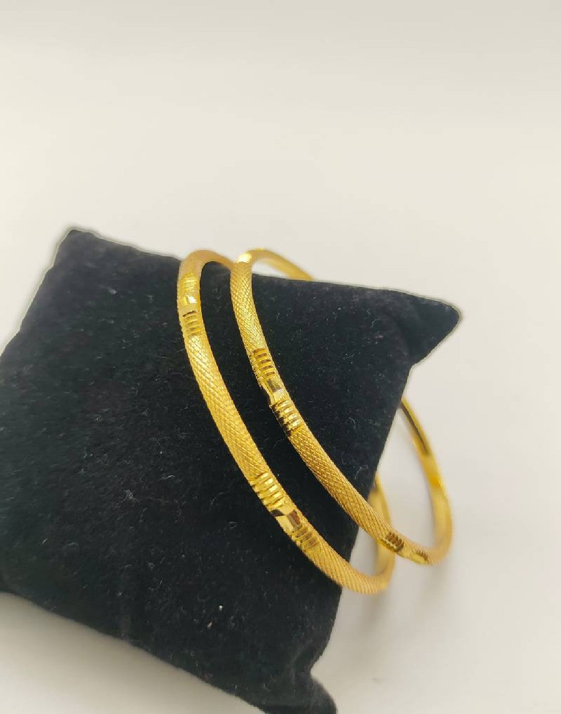 Gold-Plated Bangle Set