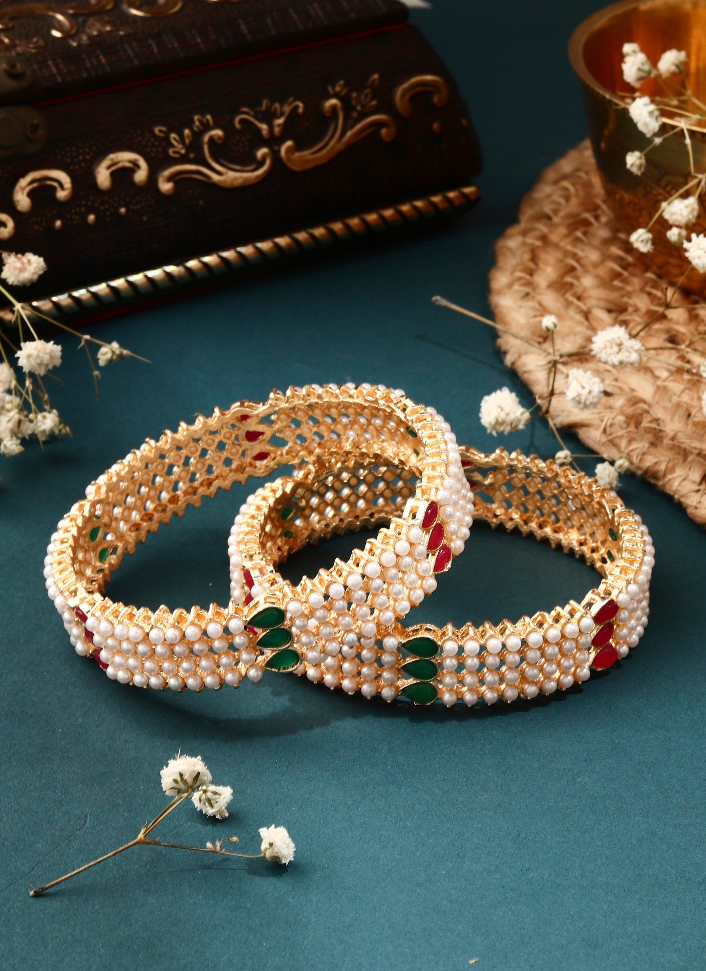 Kundan Multicolor Bangles and Bracelets