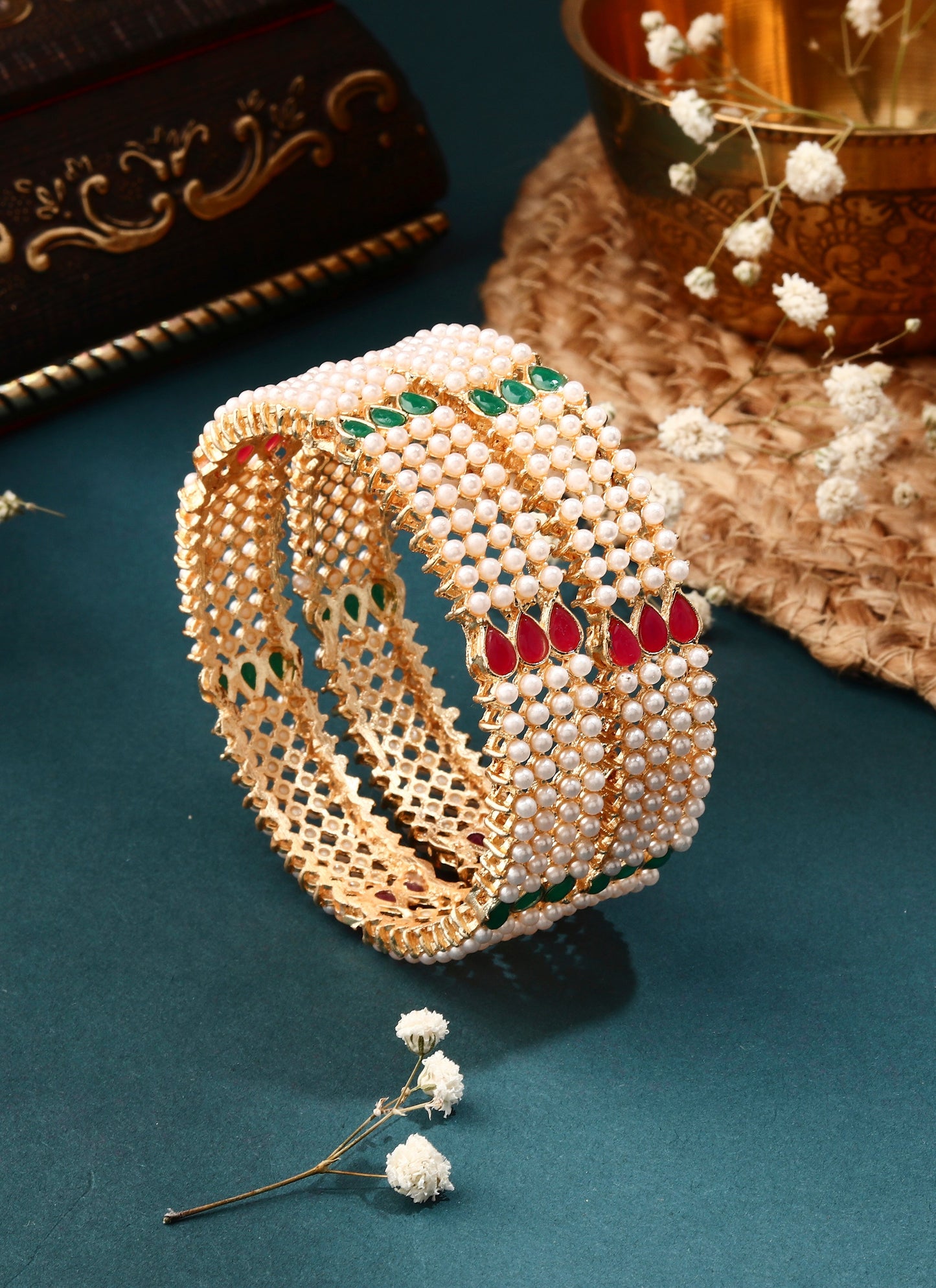 Kundan Multicolor Bangles and Bracelets