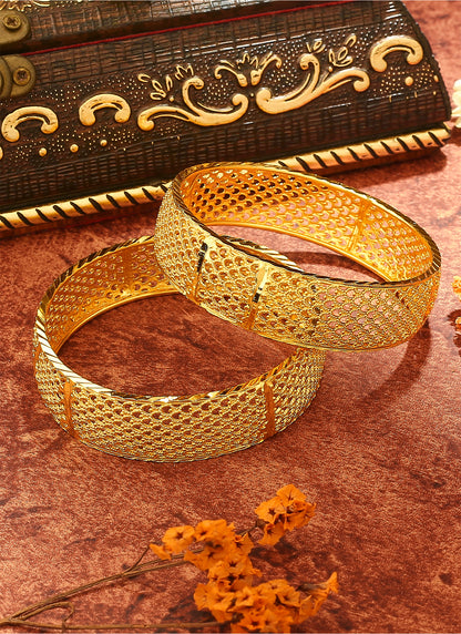 Stunning Gold-Plated Bangles for Traditional Ceremonies