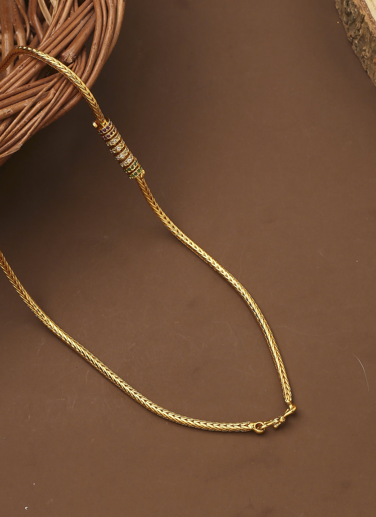 Yellow Gold Chain For Traditional Look