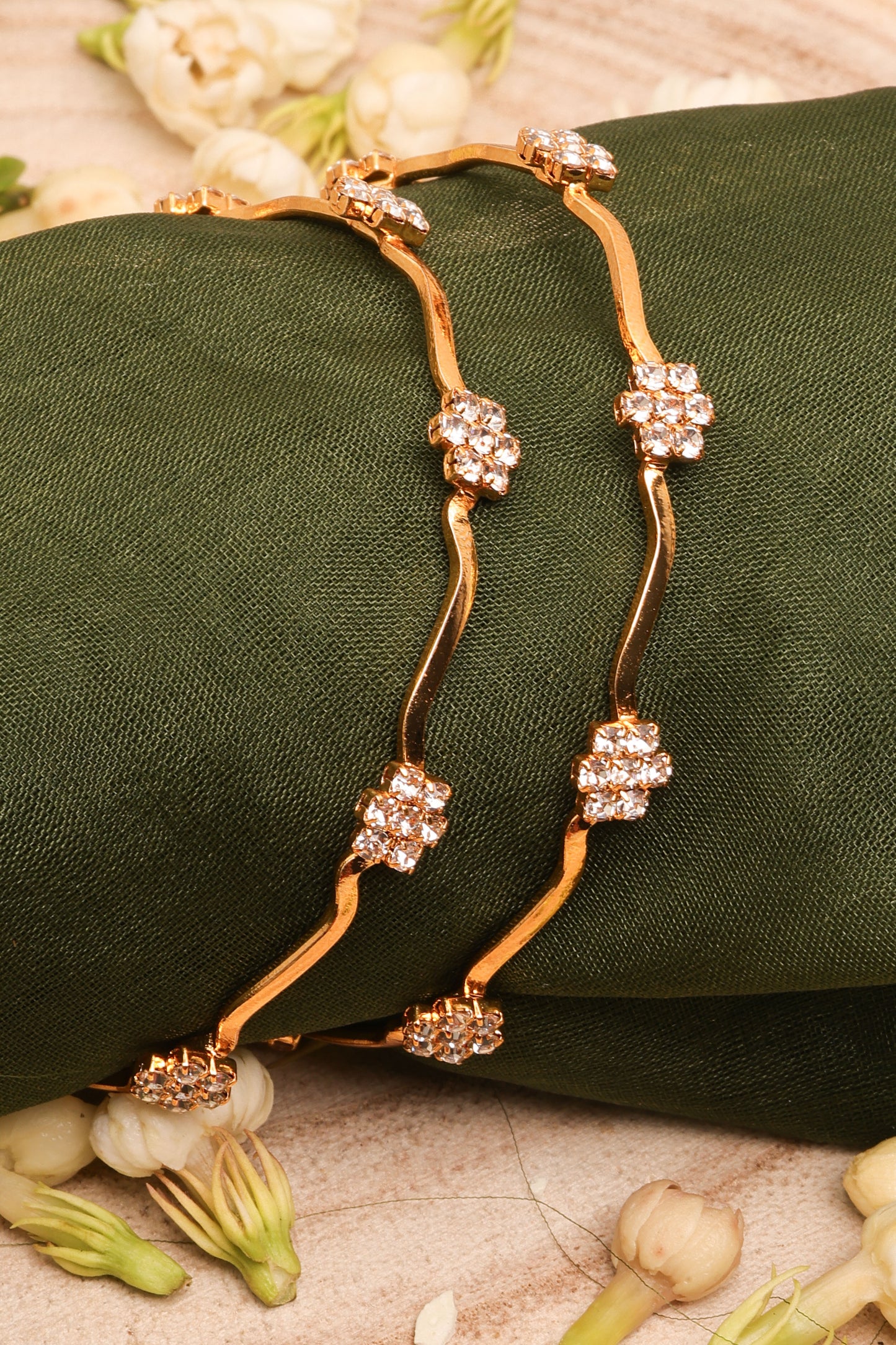 Golden Bangles Set