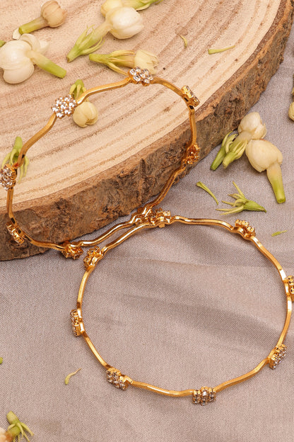 Golden Bangles Set