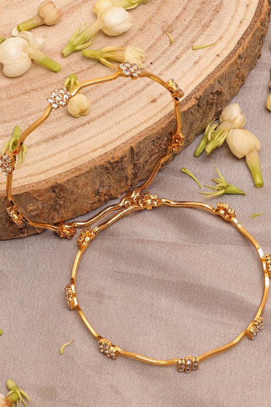 Golden Bangles Set